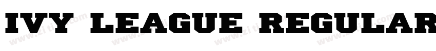 Ivy League Regular字体转换